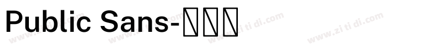 Public Sans字体转换